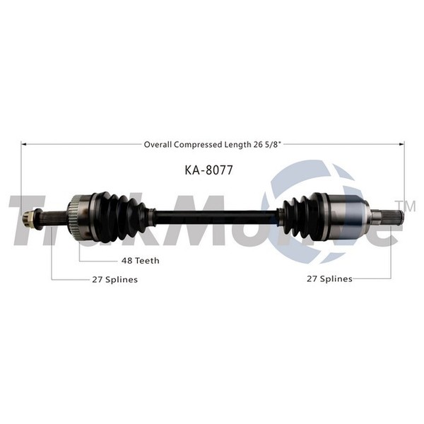 Surtrack Axle Cv Axle Shaft, Ka-8077 KA-8077